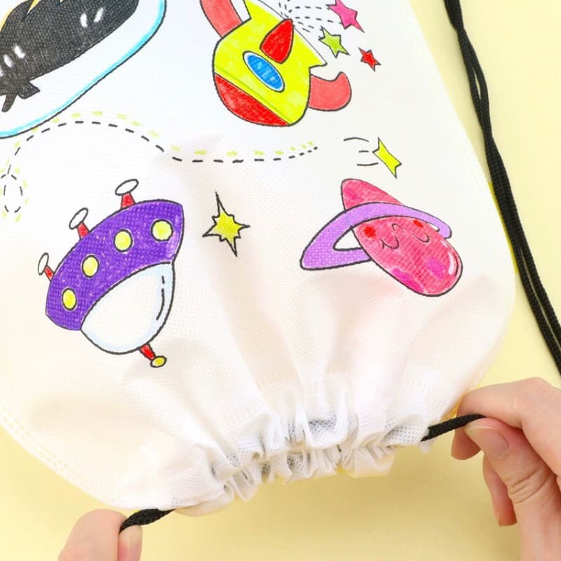 กระเป๋าผ้าระบายสี กระเป๋าเป้ กระเป๋าผ้า diy ระบายสี ของเล่นdiy ระบายสีเด็ก เสริมพัฒนาการเด็ก 2 ขวบ ของเล่นงานประดิษฐ์ รูปที่ 6