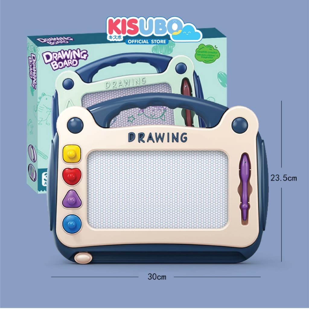 KISUBO กระดานวาดภาพแม่เหล็ก แบบโต๊ะ 23.5-30.5cm Magnetic Drawing Board พลาสติก เขียนลบง่าย รูปที่ 2