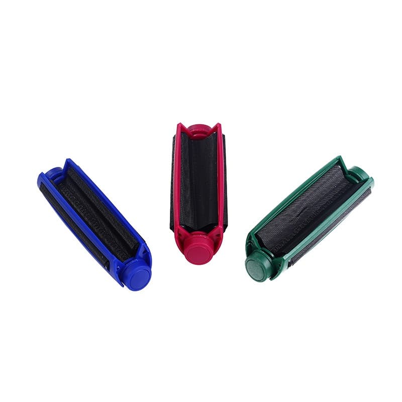 เครื่องโรลกระดาษขนาดพกพา เครื่องม้วนกระดาษ Rolling Machine 78mm 110mm วัสดุโลหะ สายเขียว รูปที่ 2