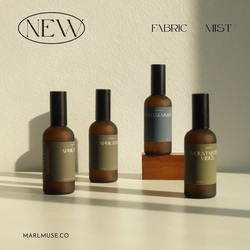 MARLMUSE | สเปรย์ปรับอากาศภายในบ้าน | สเปรย์น้ำหอมฉีดผ้า ฉีดห้อง ดับกลิ่นอับ ของขวัญ scent รูปที่ 1