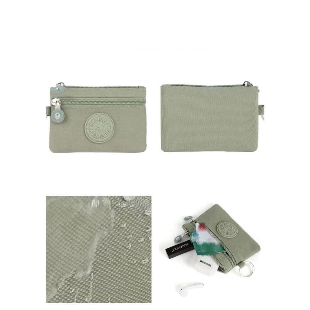 B-524กระเป๋าสตางค์มินิมอล สีน่ารัก พกพาสะดวก ขนาดเล็กแบบพกพา ใส่เหรียญได้ 15สี รูปที่ 6