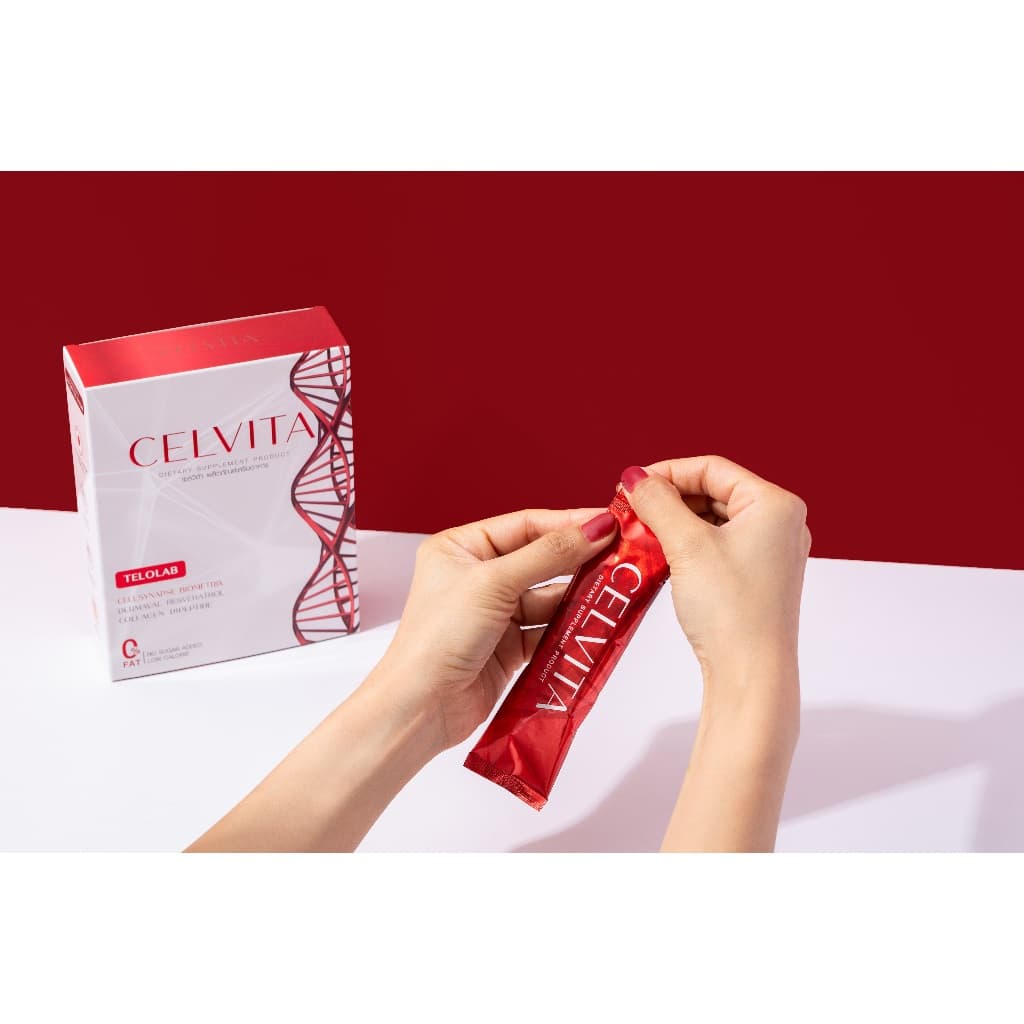 Celvitaอาหารเสริมบำรุงร่างกาย ด้วยสารสกัด Telolab Stemcell ช่วยกระตุ้นการสร้างคอลลาเจน รูปที่ 6