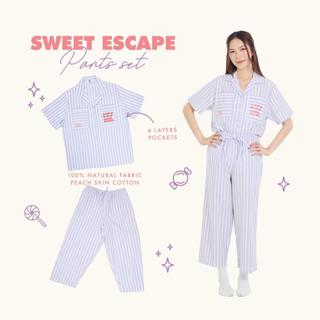 ชุดนอน Sleep is - Sweet Escape Pants set รูปที่ 1