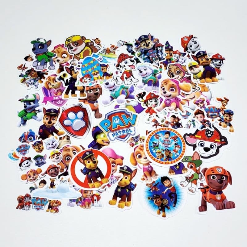 สติ๊กเกอร์ Paw Patrol พอล พาโทรล ติดแน่น กันน้ำ ติดขวดน้ำ ของเล่น sticker รูปที่ 8