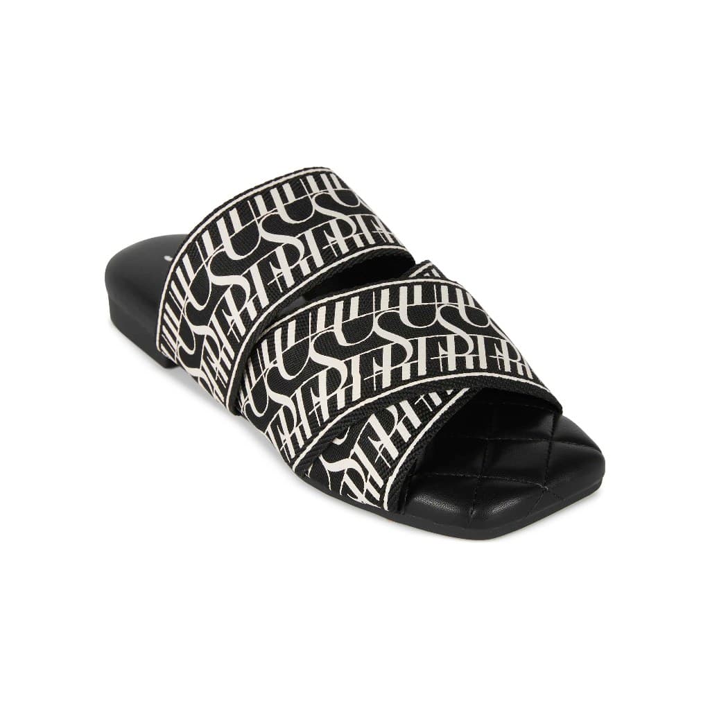 SHU PALETTE SOFT SIGNET ON CANVAS SANDALS รองเท้าแตะ รูปที่ 3