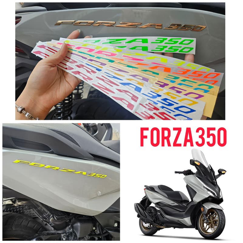 Forza350 สติ๊กเกอร์โลโก้Forza350 สติ๊กเกอร์ติดทับโลโก้เดิม / สติ๊กเกอร์แคร้ง Forza2023-2024 รูปที่ 2