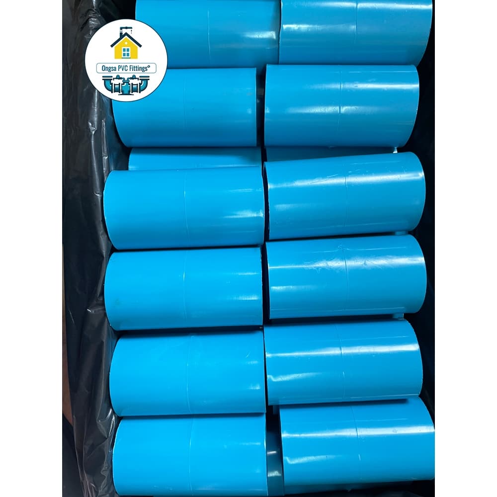 PVC ต่อตรงหนา ขนาด 2 นิ้ว ใช้สวมท่อ PVC ฟ้า มาตรฐานทั่วไป ราคาโรงงานผลิตมาเอง รูปที่ 7