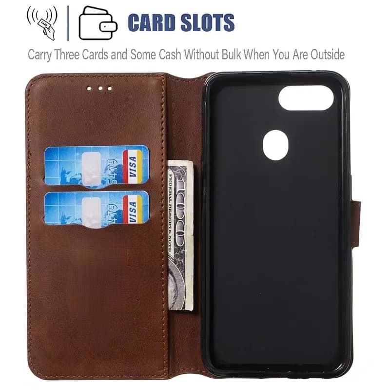 เคสฝาพับ ล็อคได้ สำหรับXiaomi Redmi 8 8A Redmi 9 9A 9C 9T Redmi 10 10A 10C Redmi Note5 Note5Pro Redmi S2เคส ฝาพับหนัง รูปที่ 6