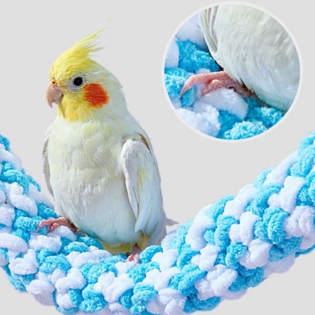 เชือกปีนสัตว์เล็ก นก ชูก้า กระรอก ยาว 64cm หนา 4cm ของเล่นสัตว์ฟันแทะ Small Pet รูปที่ 4