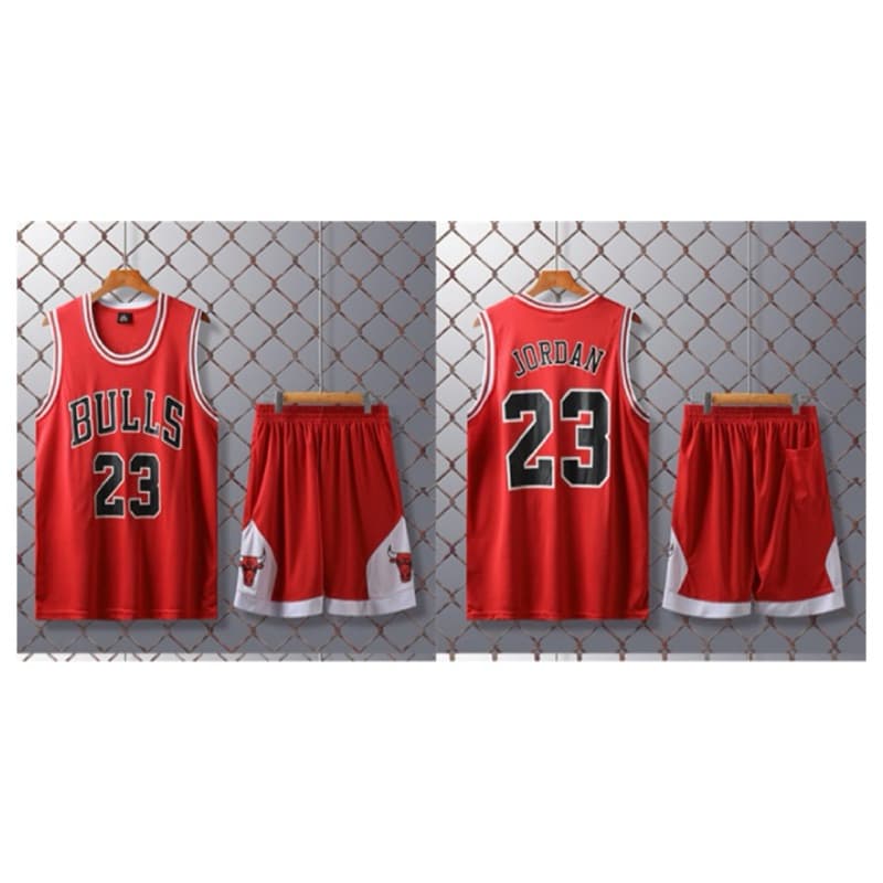 เสื้อบาส ชุดบาส ทีมBULLS เบอร์ 23 รูปที่ 2