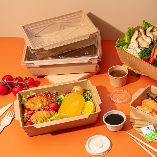 น้องฝาใส กล่องใส่อาหาร พร้อมฝาปิด Foodgrade มีใบรับรองบรรจุภัณฑ์ รูปที่ 1