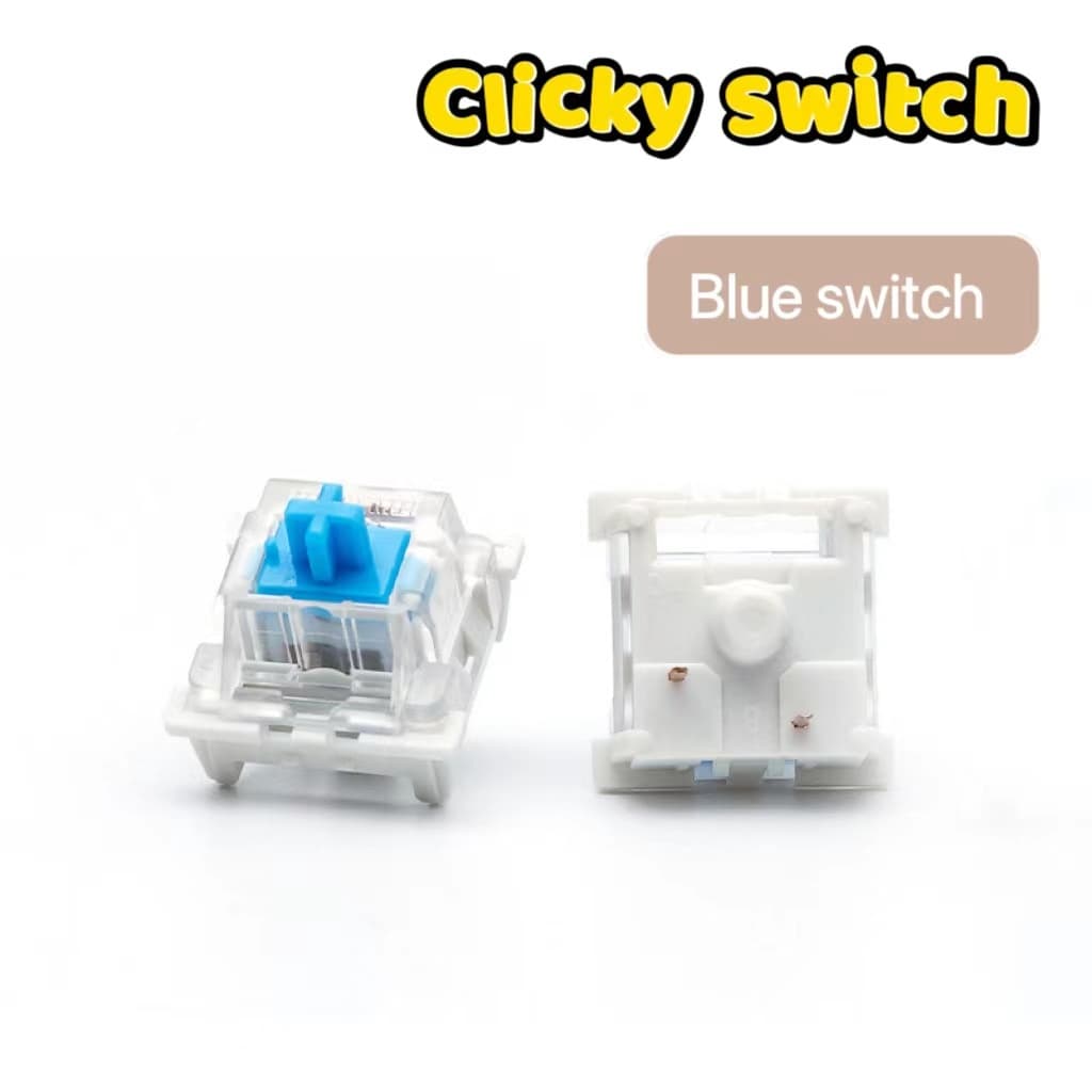Switch Red Switch,Blue Switch ปุ่มสวิตช์ Mechanical Keyboard 2 ขา รูปที่ 4