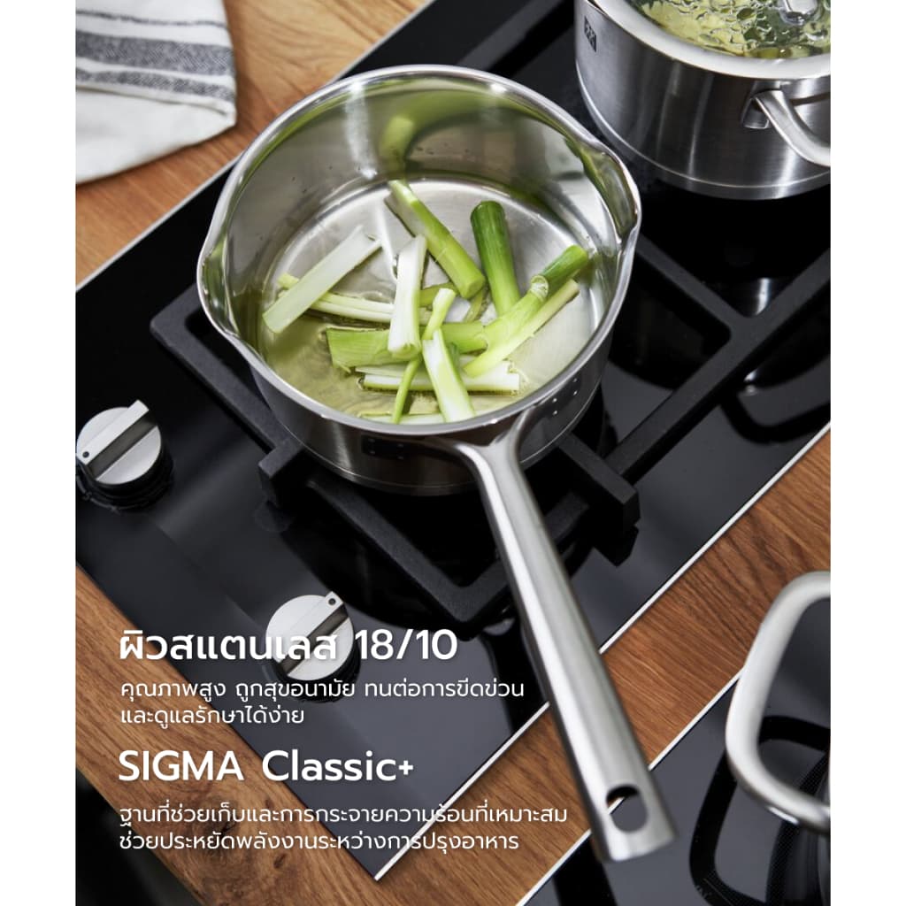 ZWILLING หม้อซอส สเตนเลสสตีล 16 ซม. รุ่น TrueFlow N66925160 รูปที่ 5