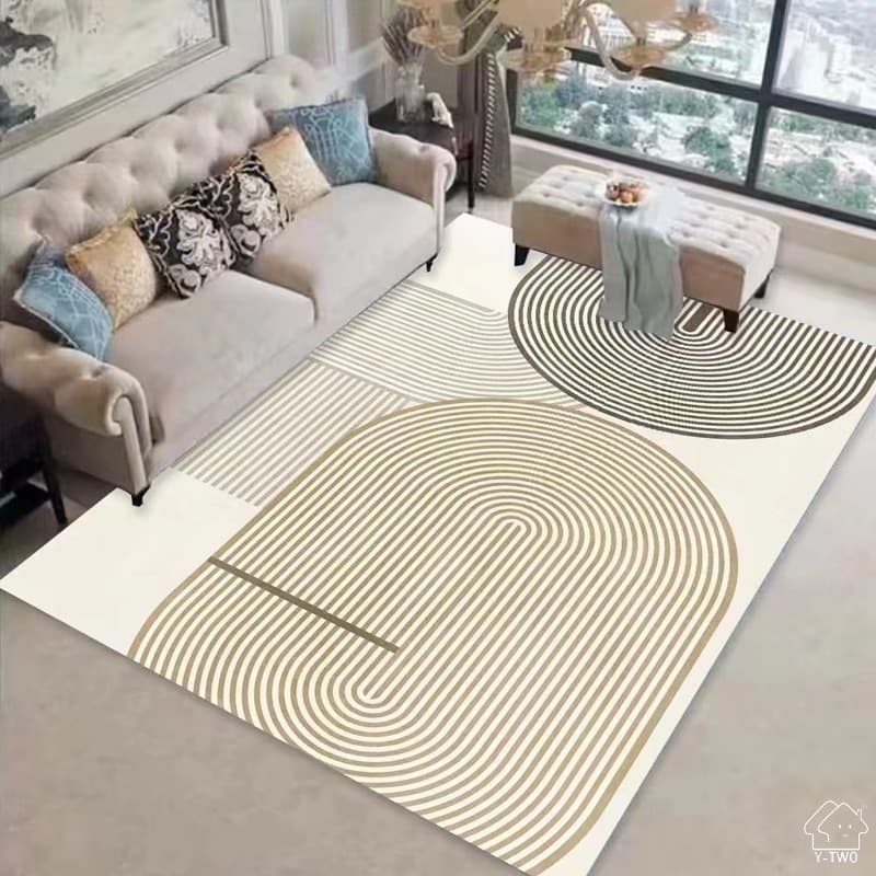 ขนาด200*300cm พรมกำมะหยี่ 3D พรมปูพื้นห้องนั่งเล่น พรม3มิติ พรมปูห้องรับแขก พรมขนนุ่ม พรมปูพื้น รูปที่ 5