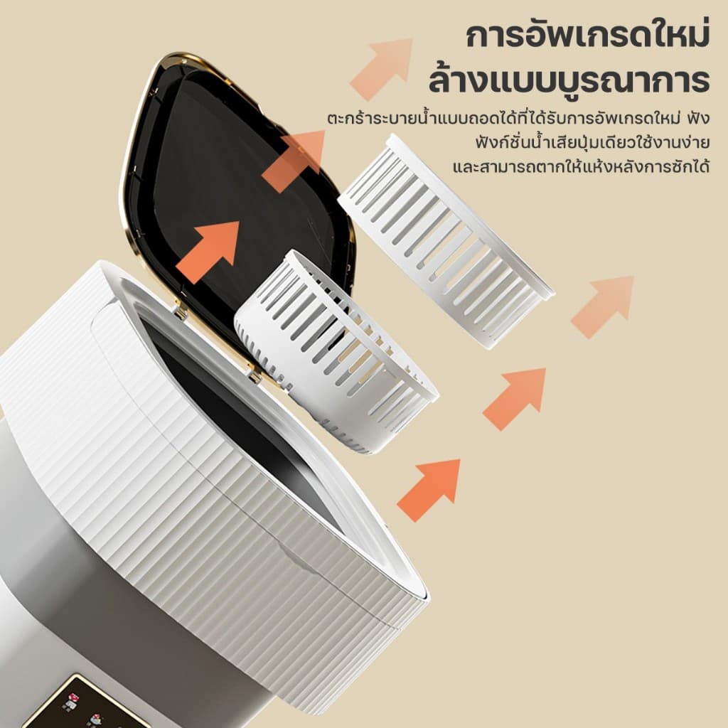 KADONIA 13L เครื่องซักผ้า mini(มอเตอร์ญี่ปุ่น แผงสัมผัส โปรแกรมการซักต่างๆ พับได้ ส่งอุปกรณ์เสริม)เครื่องซักผ้า รูปที่ 6