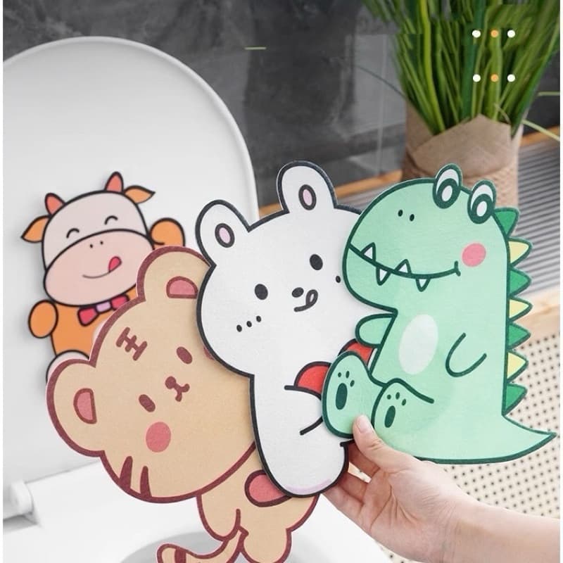 GTRmall สติ๊กเกอร์ดับกลิ่นห้องน้ำ สติ๊กเกอร์กลิ่นน้ำหอมลายการ์ตูน มีกาวให้ตัวย รูปที่ 8