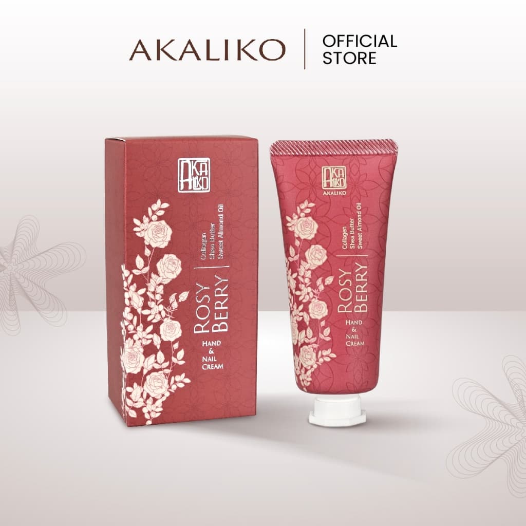 AKALIKO Hand & Nail Cream 30 g. อะกาลิโก ครีมทามือ ครีมบำรุงมือ บำรุงเล็บ ป้องกันจมูกเล็บฉีก แก้เข่าด้าน ข้อศอกด้าน รูปที่ 1