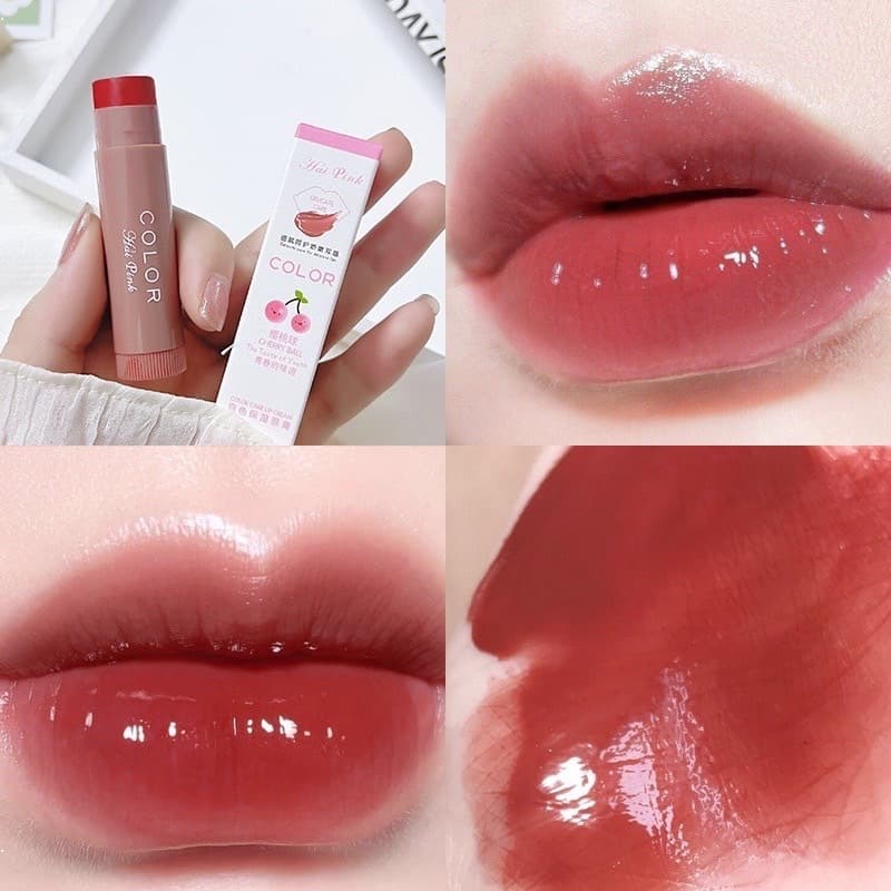 L451 Haipink ลิปบาล์ม เปลี่ยนสี เนื้อแมตต์ บำรุงปากนุ่ม ไม่แห้งแตก ให้ความชุ่มชื้น รูปที่ 3