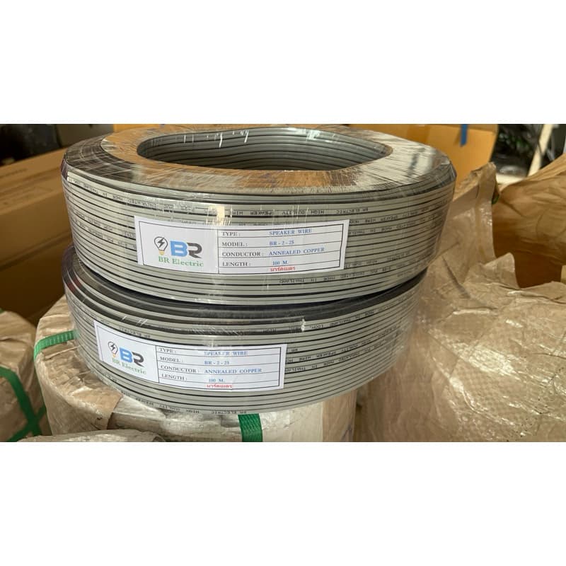สายไฟอ่อนลำโพง VFF ขนาด 2*0.5 , 2x1 , 2x1.5 , 2x2.5 sq.mm ความยาว 100เมตรรุ่นถูก & ราคาประหยัด รูปที่ 8