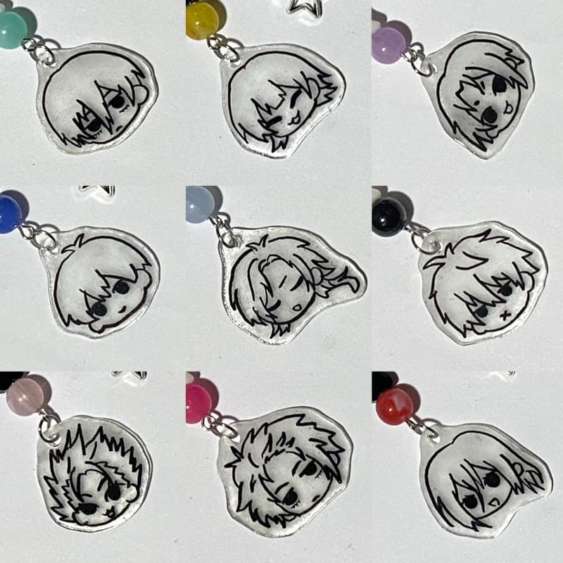 Blue lock phone charm - สายห้อยโทรศัพท์ลายอนิเมะ Blue lock รูปที่ 4