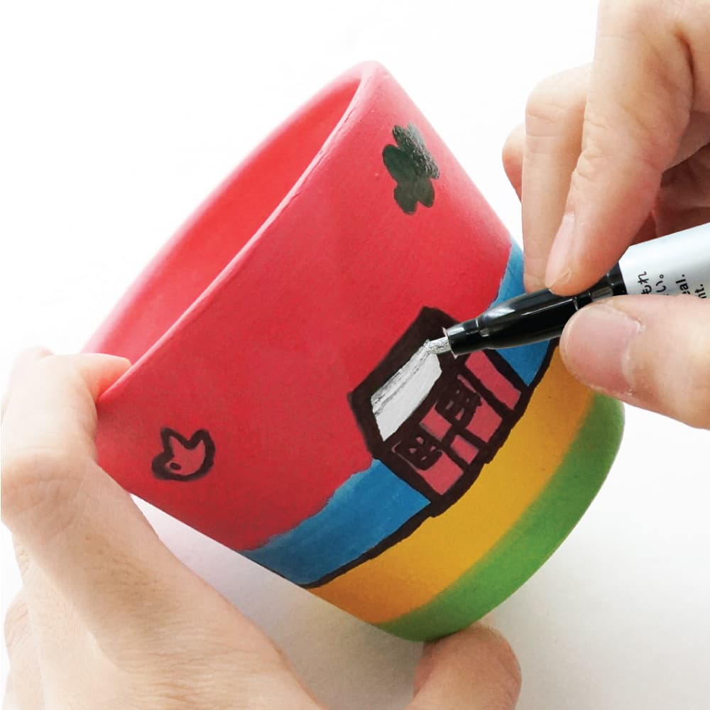 ปากกาเพ้นท์ มาร์คเกอร์ หัวเล็ก ซากุระ 1.0mm SAKURA PAINT MARKER รูปที่ 7