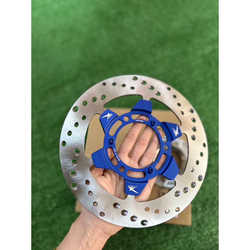 จาน TK รูเฉียง มาพร้อมสเปเซอร์ครบชุดขนาด220mm.สำหรับ WAVE125R /S/I บังลม งานขั้นเทพ รูปที่ 3