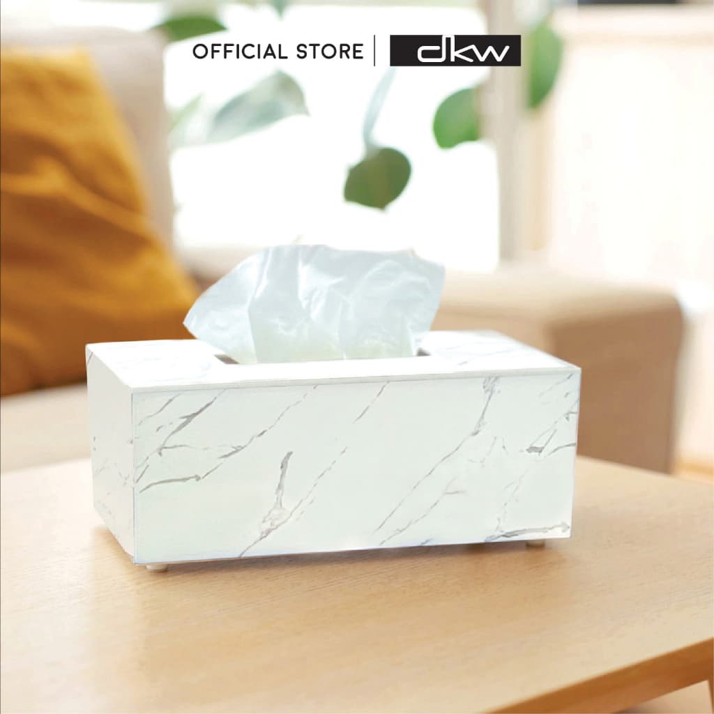DKW HH-3020 กล่องกระดาษทิชชู Marble ทรงผืนผ้า กล่องทิชชู่ ที่ใส่ทิชชู รูปที่ 5