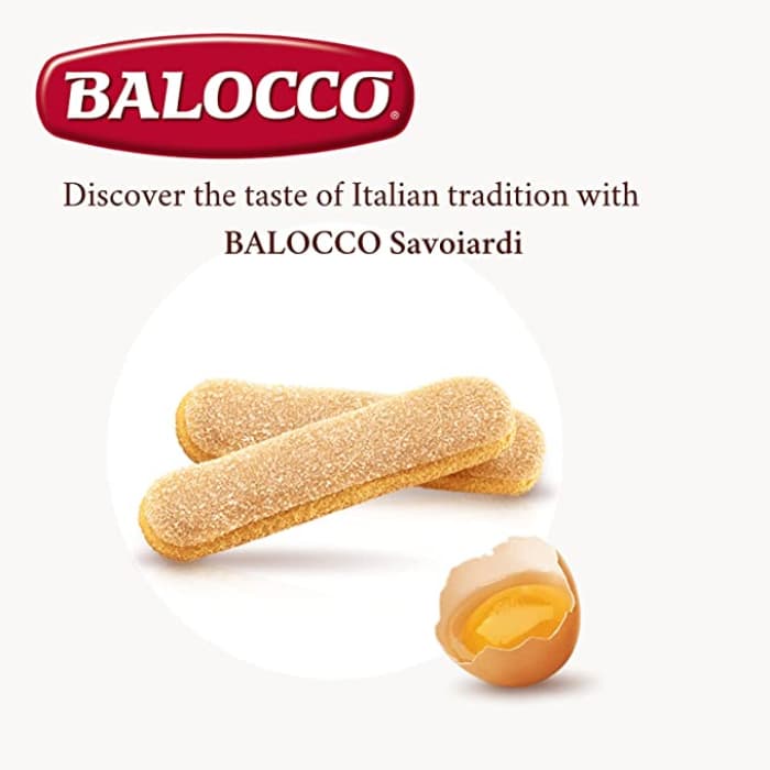 บาลอคโค ขนม เลดี้ฟิงเกอร์ส บิสกิต 400 กรัม - Lady Fingers Cookies Savoiardi 400g Balocco brand รูปที่ 2