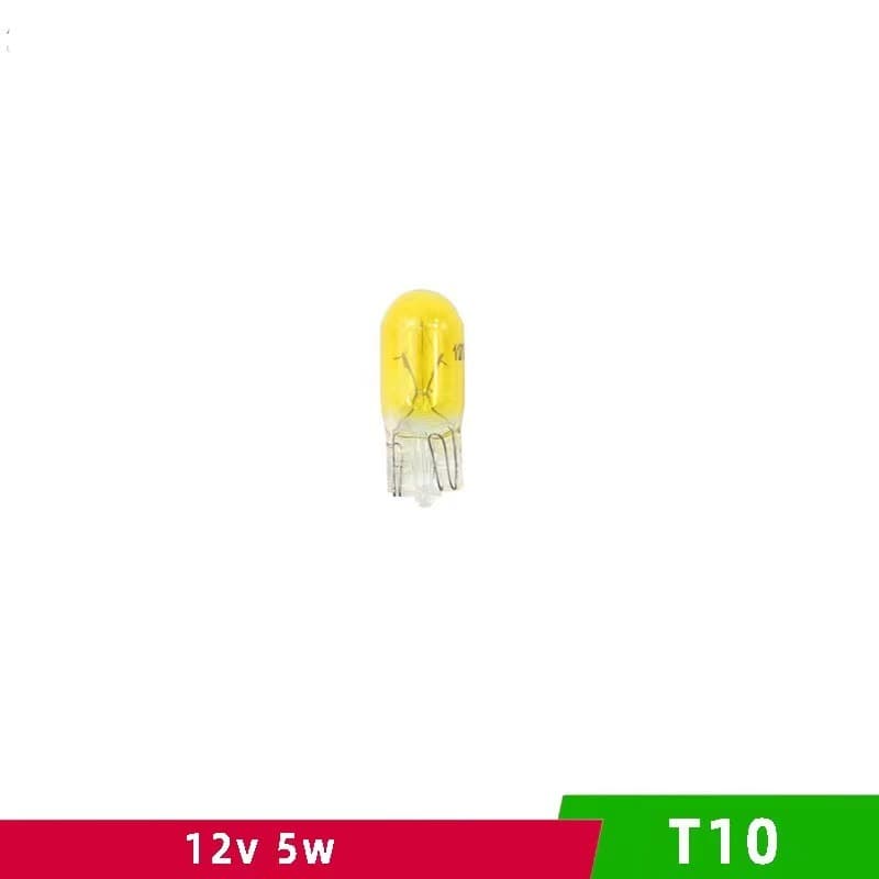 1 หลอด หลอดไส้ ขั้วเสียบ T10 หลอดไฟท้าย หลอดไฟเบรค อย่างดี 5W 12V 1 ไส้ แบบเสียบ มีหลายสีให้เลือก รูปที่ 4