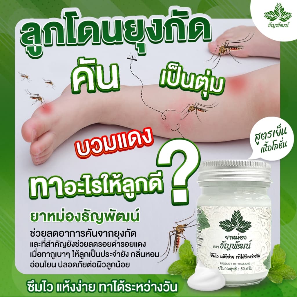 ธัญพัฒน์ ครีมคลายเส้น เนื้อโลชั่น สูตรเย็น แห้งง่าย ซึมไว จัดส่งเร็ว รูปที่ 8
