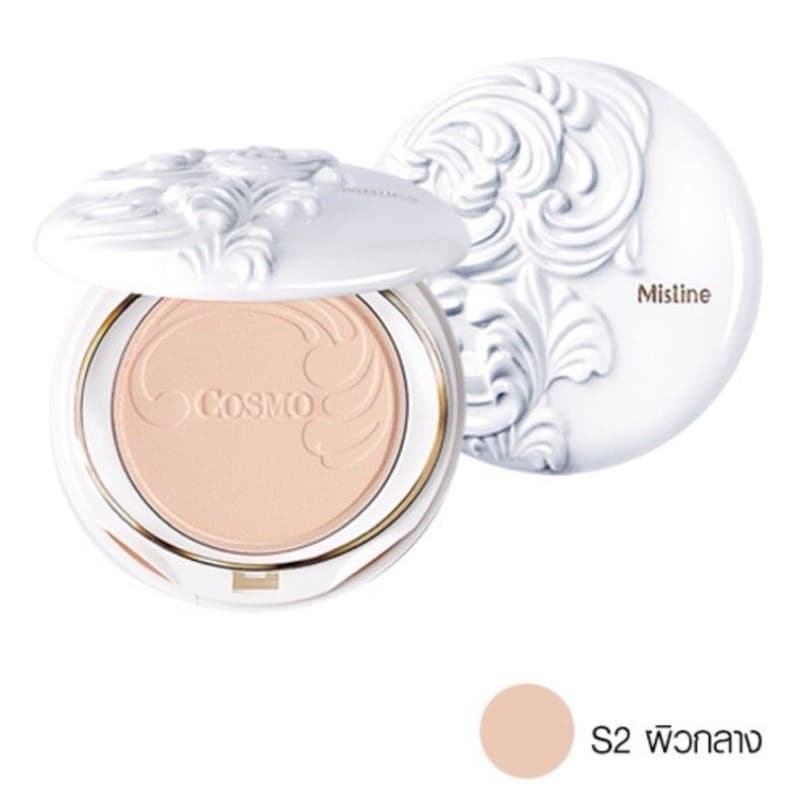 Mistine Cosmo Smooth And Clear Super Powder แป้งเนื้อเนียน มิสทีน 10g รูปที่ 3