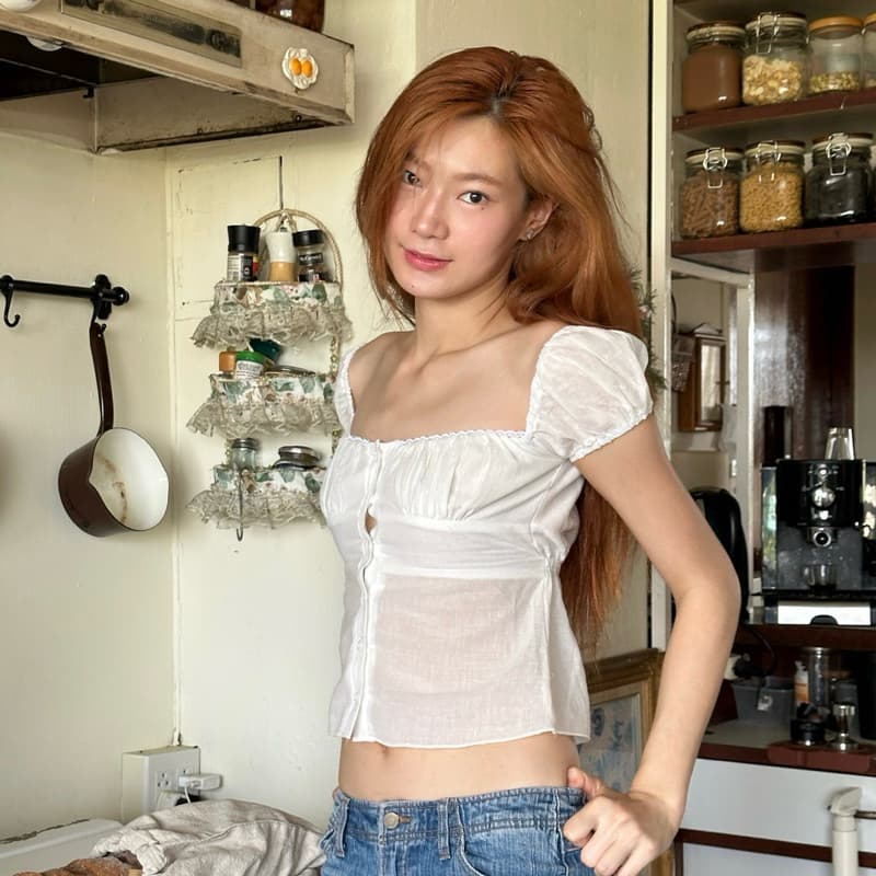 butterfly top เสื้อแขนตุ๊กตา รูปที่ 8