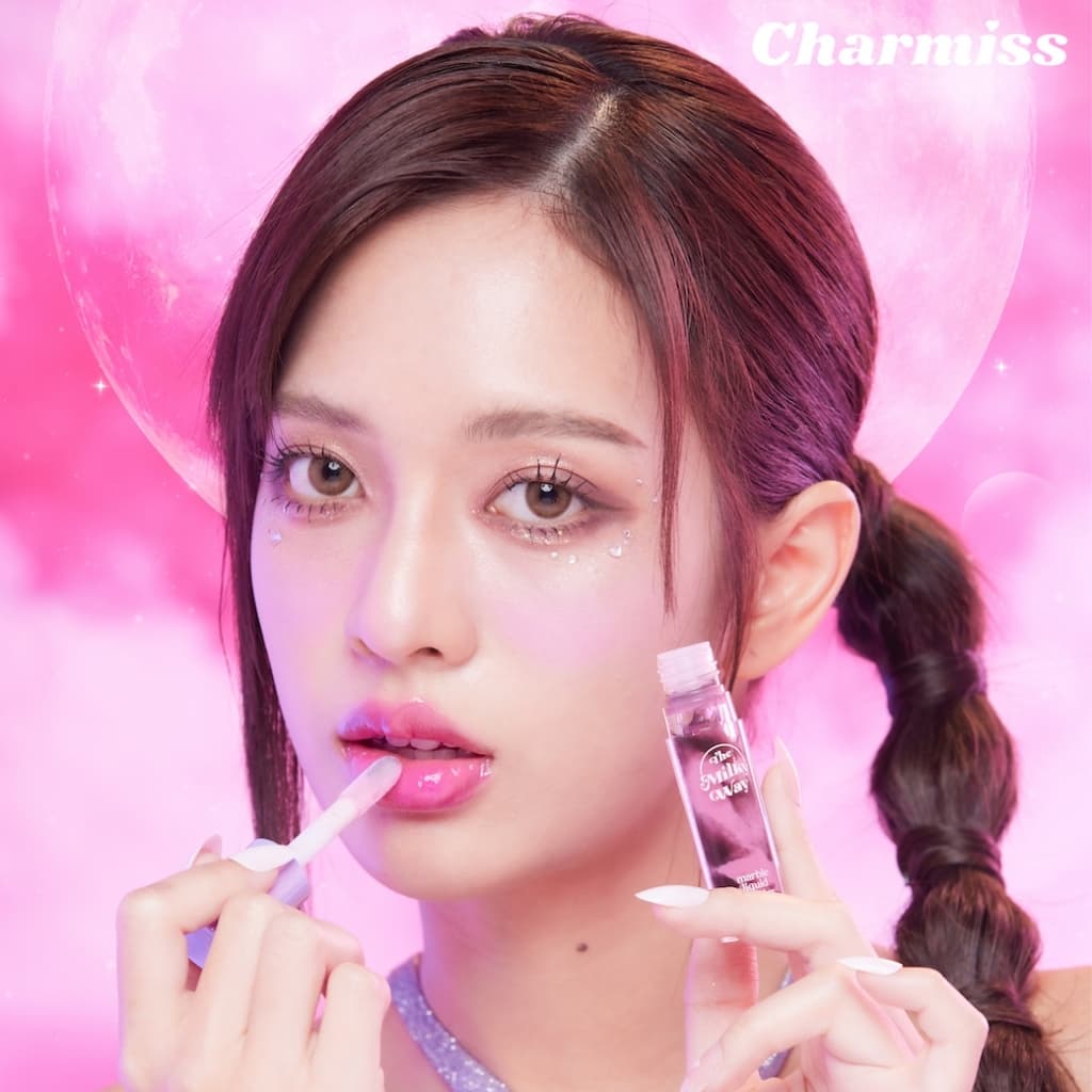 ถูก/แท้/มีไลฟ์ ลิป Charmiss The Milky Way Marble Liquid Lip Balm ลิปบาล์ม บำรุง เปลี่ยนสีตามค่า pH บางเบา ชุ่มชื้น รูปที่ 9