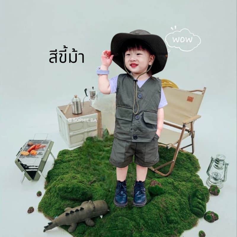 ชุดแคมป์ปิ้งเด็ก ชุดแคมป์ปิ้ง ชุดเดินป่าเด็ก รูปที่ 4