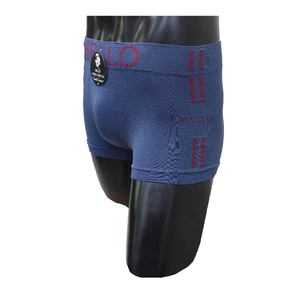 HELLO HLBS005 กางเกงชั้นในชาย ทรง BOXER ผ้า"SPANDEX" ไร้รอยต่อ ไร้ตะเข็บ ผ้ายืดหยุ่นพิเศษ รูปที่ 6