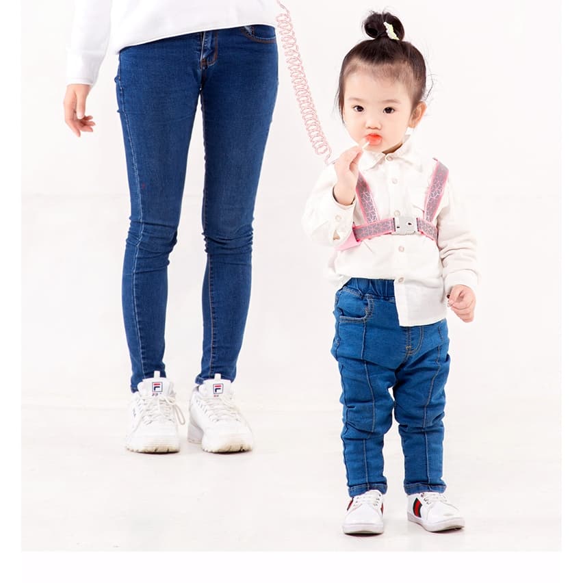 เชือกจูงข้อมือเด็ก เชือกจูงเด็ก 1.5M/2M/2.5Mเหมาะสำหรับเด็ก สะท้อนแสงเด็กวัยหัดเดินสายรั้งสำหรับจูงเด็กAnti Lo รูปที่ 8