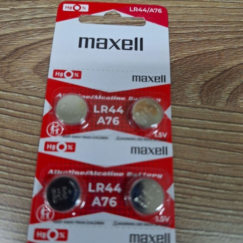 ถ่าน Maxell LR44 A76 Maxell LR44 Alkaline 1.5V Battery รูปที่ 2