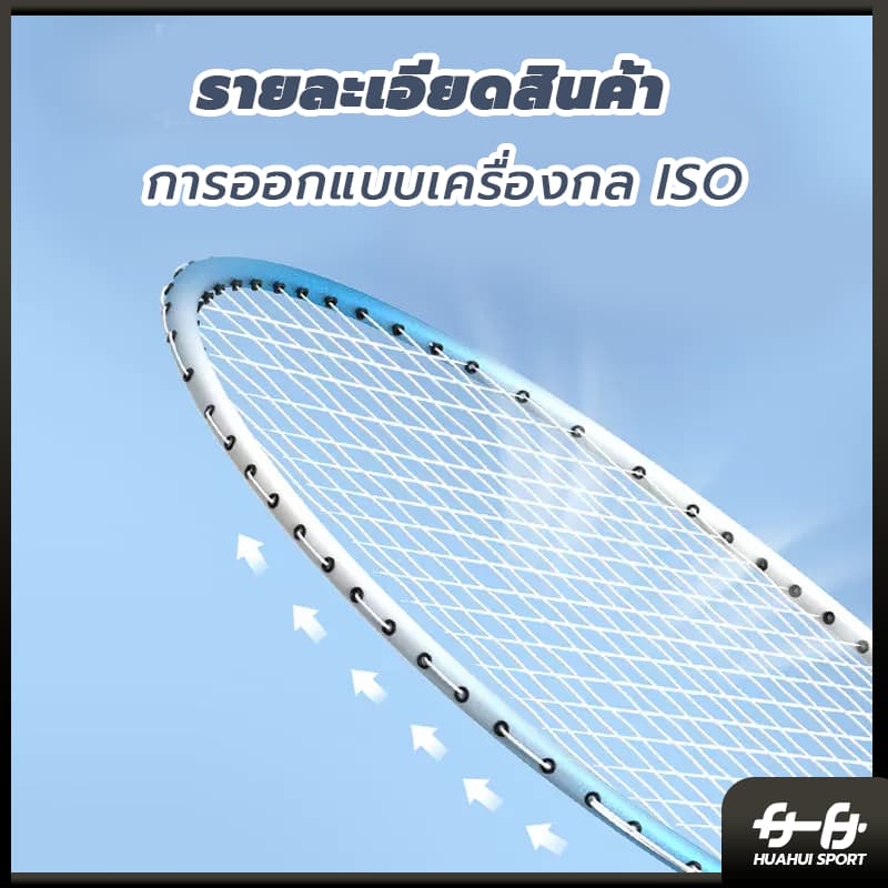 การจัดส่งที่รวดเร็วไม้แบดมินตัน Sports 658 อุปกรณ์กีฬา ไม้แบตมินตัน พร้อมกระเป๋าพกพา ไม้แบดมินตัน Badminton racket รูปที่ 9
