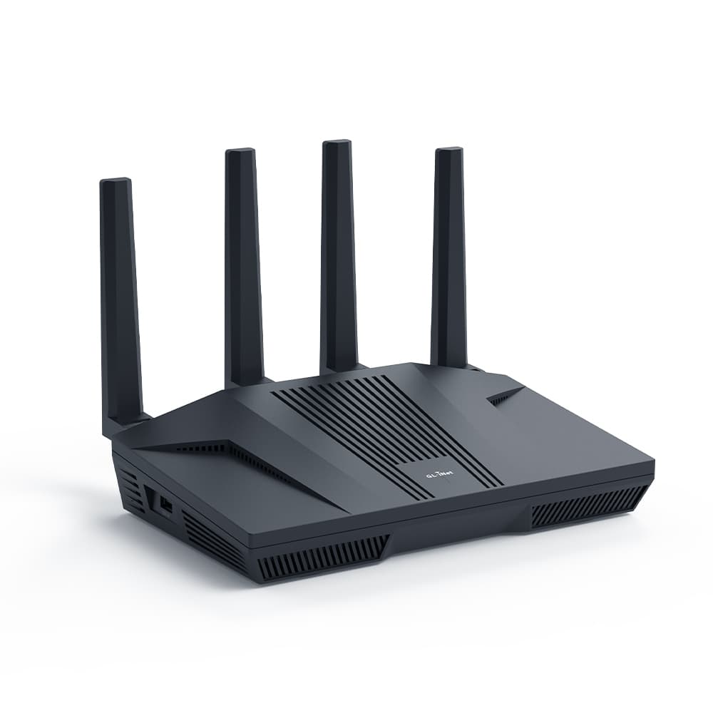 Gl.inet Gl-MT6000 เราเตอร์ Wifi 6 | เราเตอร์ Wifi สําหรับเล่นเกม | พอร์ต Multi-Gig 2 X 2.5G + 4 X 1G พอร์ตอีเธอร์เน็ตการเชื่อมต่ออุปกรณ์จํานวนมาก | Fast Openvpn & Wireguard | 802.11ax รูปที่ 1