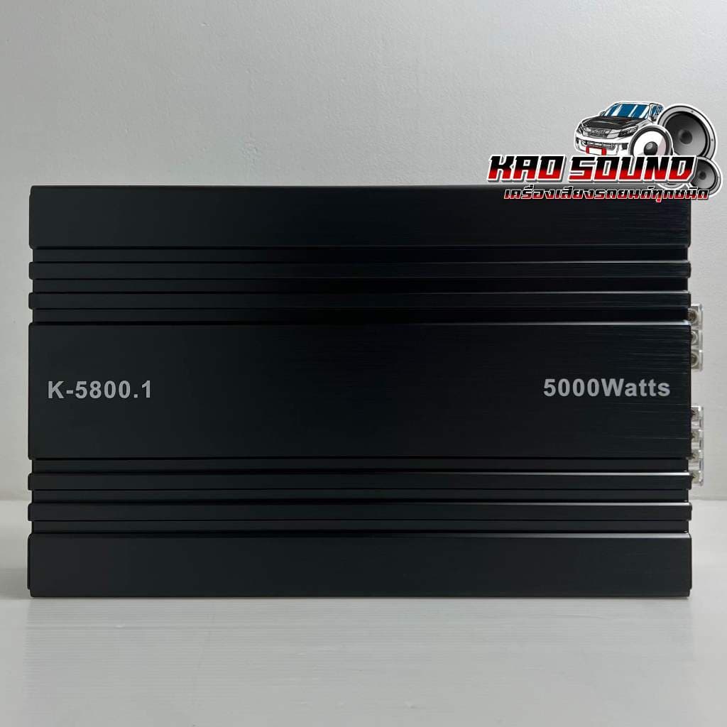 เพาเวอร์ แอมป์ขับซับ รุ่น K-5800.1 เพาเวอร์แอมป์ ขับซับ CLASS-D 5000Watts คาปาใหญ่6ลูก ไส้แน่นๆ มัดไฟใหญ่4ลูก เบสหนัก รูปที่ 2