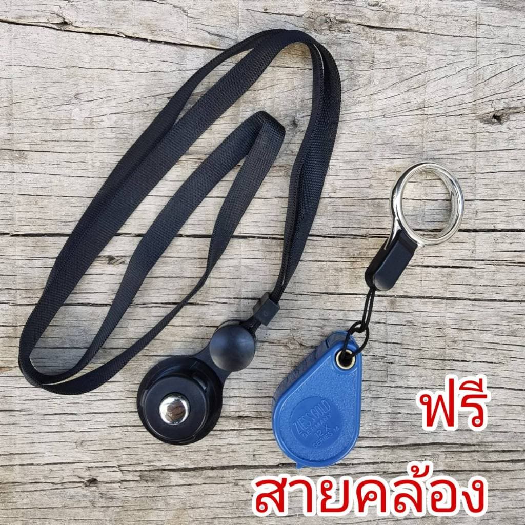 V12: ฟรีสายคล้องคอ กล้องส่องพระ ZIESS GOLD 12x เลนส์แก้วแท้ ใส นส่องขยาย แว่นส่อง บอดี้พลาสติก Series M ขยาย 12 เท่า รูปที่ 2