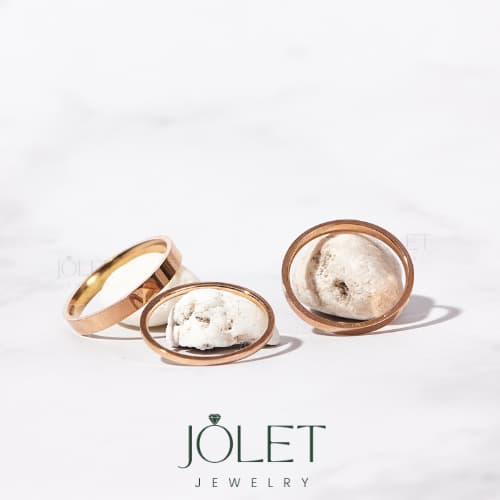 jolet แหวนสแตนเลส สีดำเหลี่ยม หนา 1 mm 2 mm 3 mm ไม่บิด ไม่เบี้ยว แข็งแรง ทนทาน ไม่ลอก ไม่ดำ แหวนคู่ รูปที่ 3