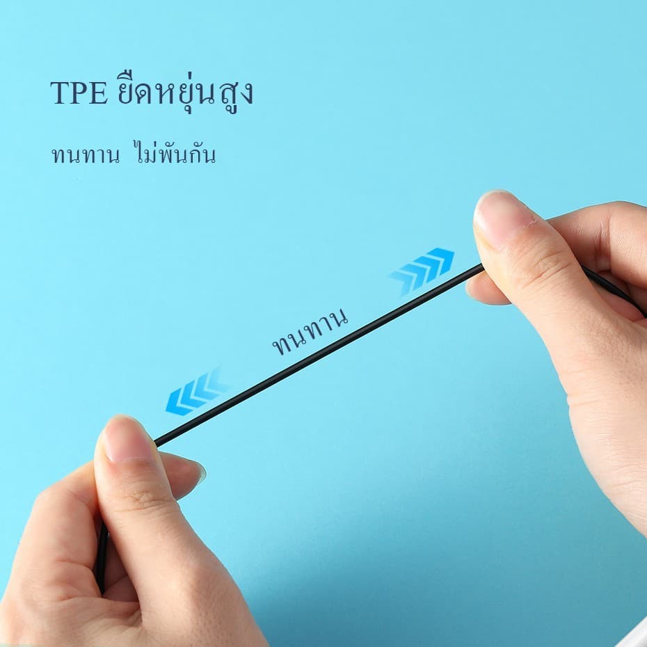 ACOME หูฟัง ยี่ห้อ Robot รุ่น RE10/RE20 หูฟังมือถือ 3.5mm Wired headset แบบสายถัก ไม่ขาดง่าย เสียงดี เบสแน่น รูปที่ 6