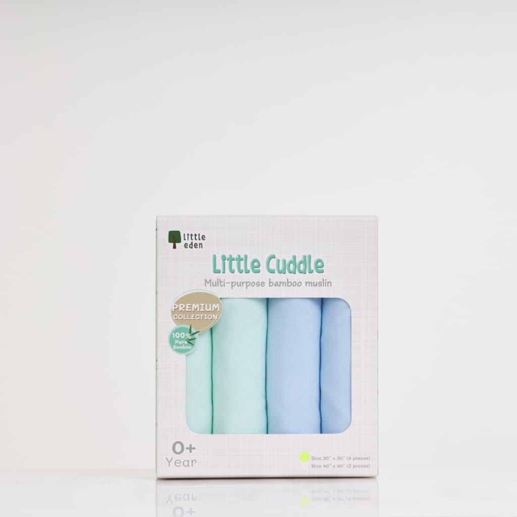 Little Eden - ผ้าอ้อมเช็ดหน้าใยไผ่ 100% 11X11 นิ้ว รูปที่ 9