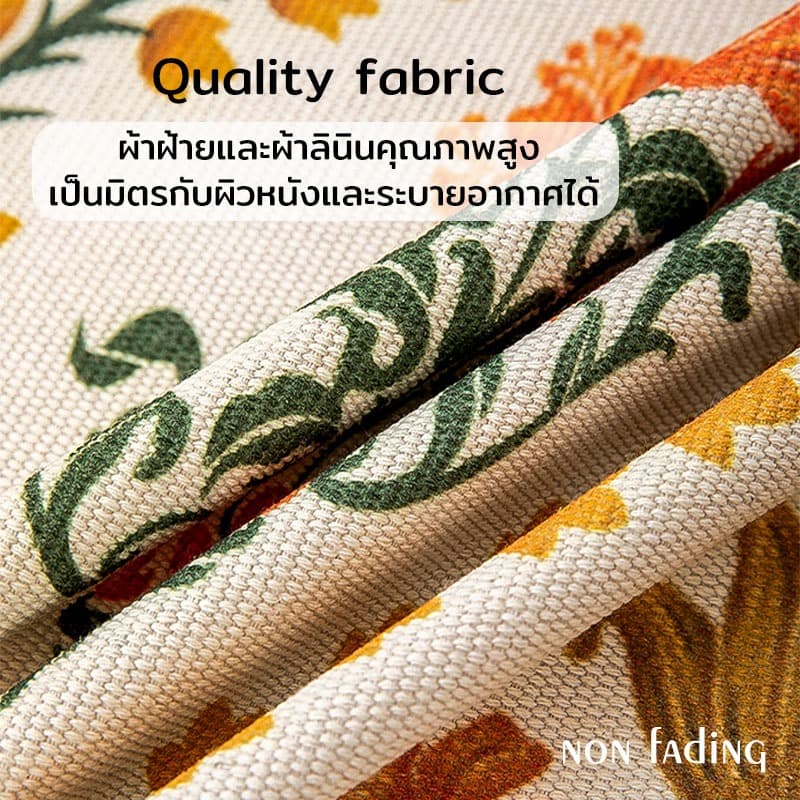 ผ้าคลุมโซฟา ผ้าคุมโซฟา 1/2/3/4 ที่นั่ง นุ่มสบายดี ทนต่อการขีดข่วน กันลื่น กันฝุ่น คุณภาพสูง รูปที่ 5