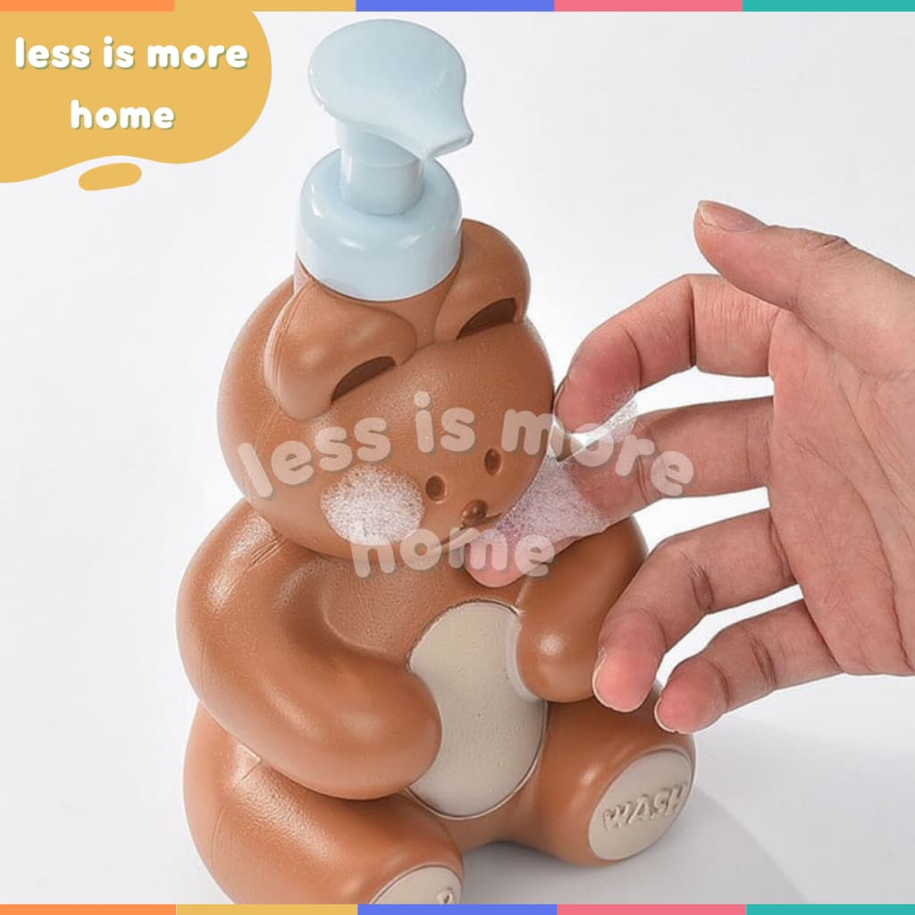 ขวดพี่หมีปั้มโฟมล้างมือ น่ารักมากกก ขวดแบ่งใส่ครีม ขวดสเปร์ย ขวดแบ่ง ขวดน่ารัก รูปที่ 6