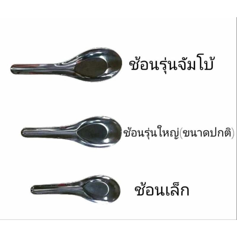 ช้อนตราหัวม้าลาย ช้อนกลางกินข้าว ช้อนเล็ก ช้อนใหญ่ ช้อนจัมโบ้และช้อนราเมง รูปที่ 2