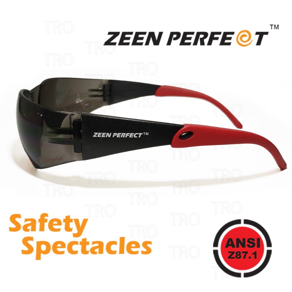 แว่น Safety ZEEN PERFECT รุ่น 9060TIP ขาสี Passes ANSI Z87.1 USA Standard ALL UV Protection รูปที่ 3