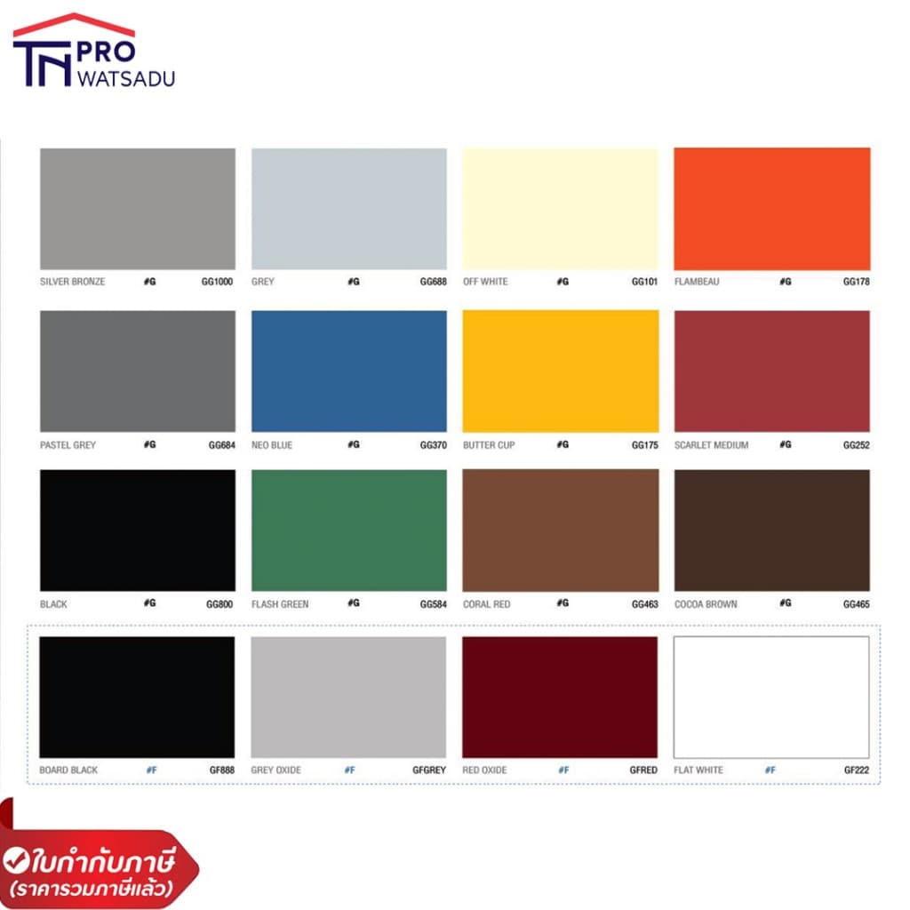 TOA Glipton 2in1 สีเคลือบทับหน้าและรองพื้นกันสนิม สีเคลือบเงา สีเคลือบกึ่งเงา สีเคลือบด้าน รูปที่ 3
