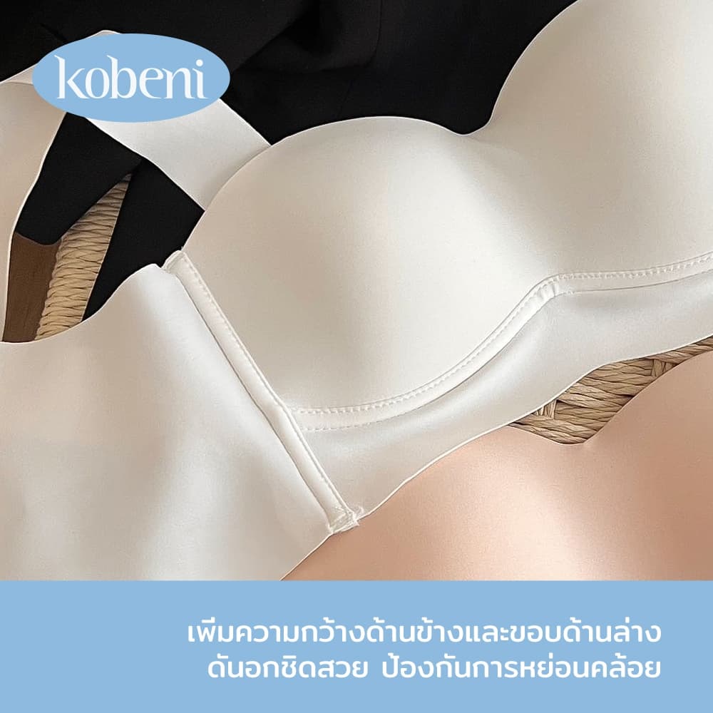 ⭐KOBENI⭐เจลลี่บรา แฟชั่น สปอร์ตบรา ฟองน้ำบาง เนื้อผ้านิ่ม ลดการกดทับ เก็บกระชับหน้าอก รูปที่ 6